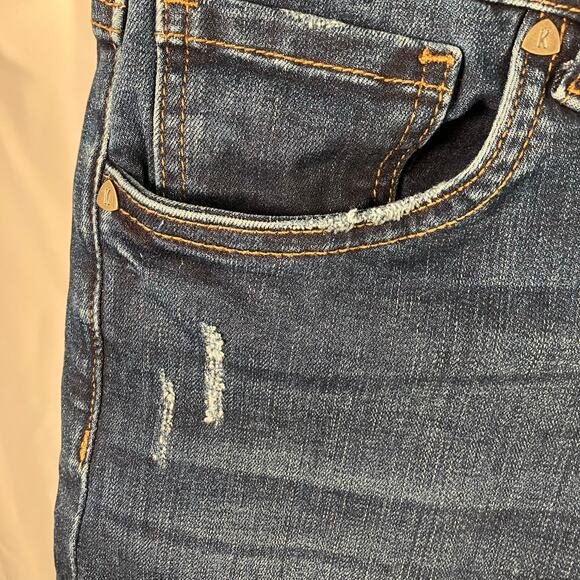 Kut from the Kloth‎ High Rise Boyfriend Shorts Women’s Size 4 Dark Wash Denim - Picture 4 of 16